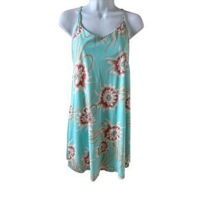 Patagonia 59025 Floral Edisto Dress Adjustable Tie Back Cotton Size S